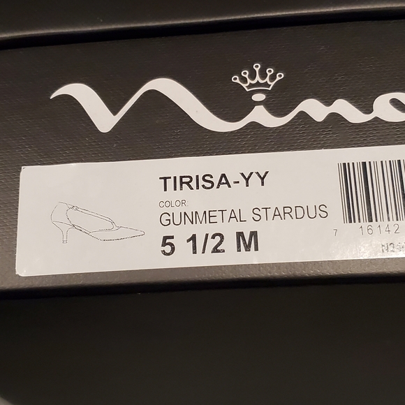 NEW! Nina Tirisa Metallic Evening Pumps - Picture 10 of 10